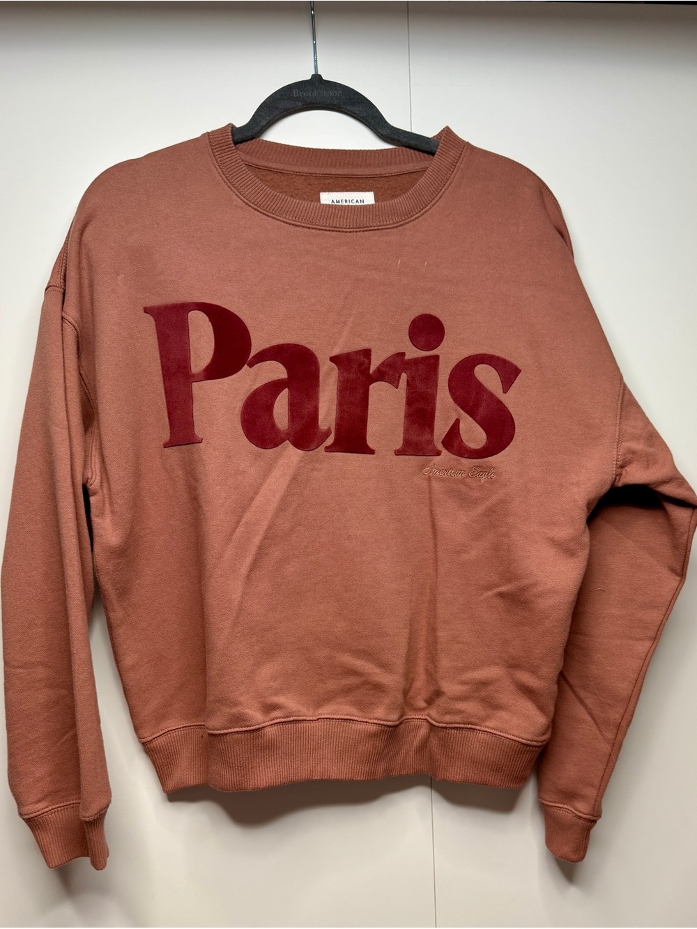American Eagle Dusty Rose Crewneck Sweatshirt